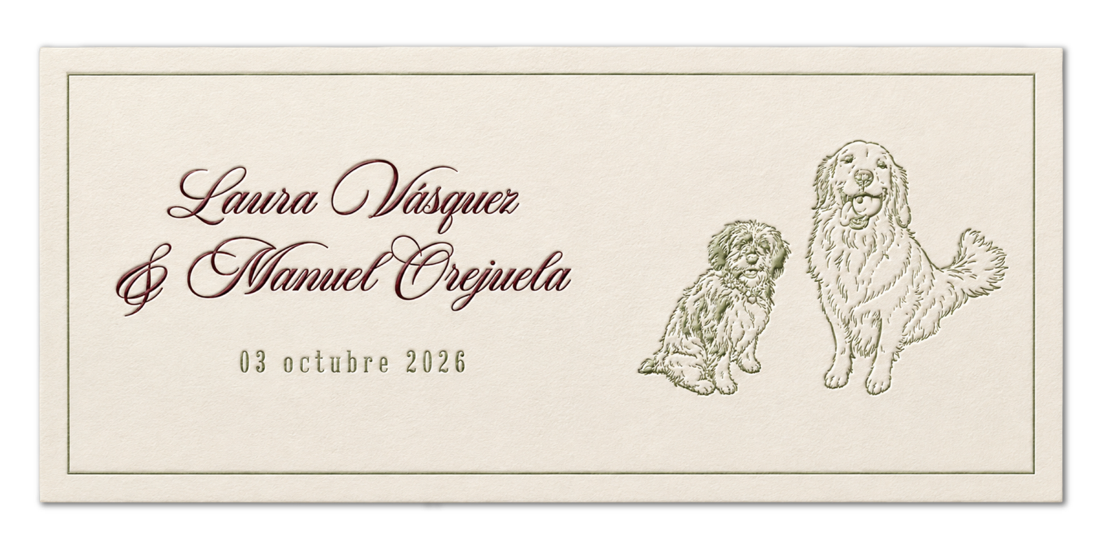 Laura Vásquez y Manuel Orejuela, 03 octubre 2026